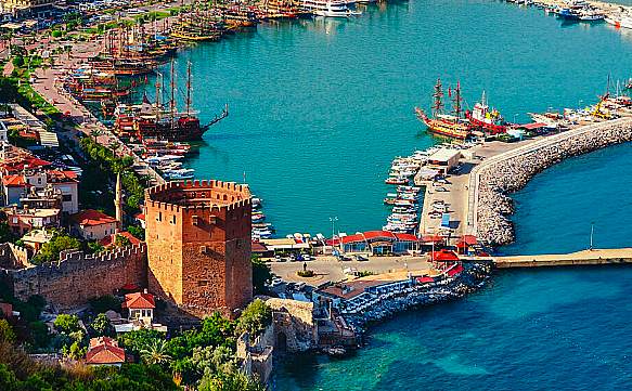 Sightseeing tour of Alanya in Turkey